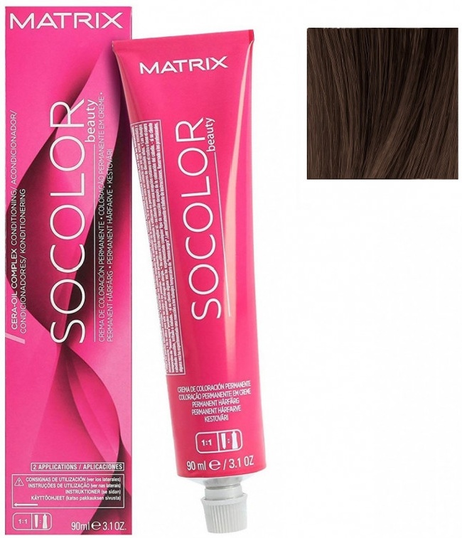 Крем-краска Matrix Socolor beauty 6MA/6.81 светло-каштановый 90 мл ...